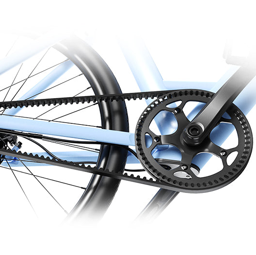 Ride Clean with Belt Drive