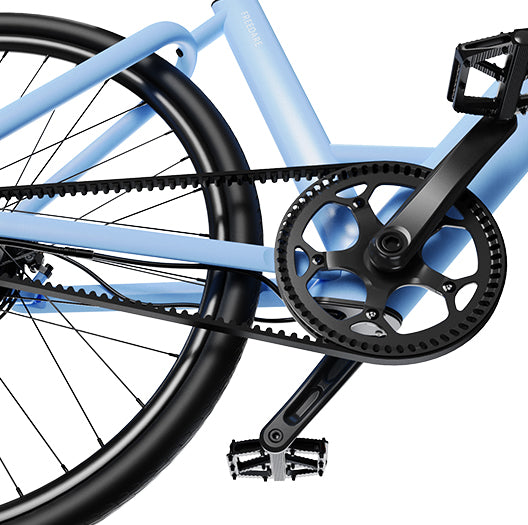 Ride Clean with Belt Drive
